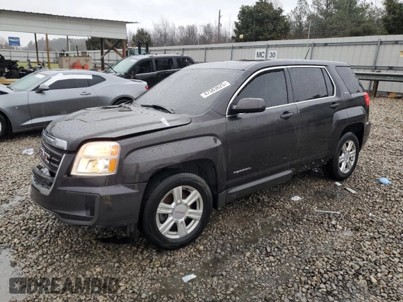 2016 GMC Terrain SLE with VIN 2GKALMEK2G6137220, listed as a Copart auction lot 47583625 with 117,156 mi miles and Salvage Title. Bid and sale history available at carsss.com. Image 1.