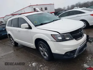 2017 Dodge Journey Crossroad Plus with VIN 3C4PDCGB8HT517069, listed as a IAAI auction lot 41553745 with 77,926 mi miles. Bid and sale history available at carsss.com. Image 1.