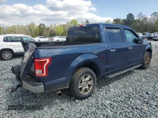 2015 Ford F-150 XL with VIN 1FTEW1CP2FFB18740, listed as a Copart auction lot 52281845 with 189,040 mi miles and Salvage Title. Bid and sale history available at carsss.com. Image 3.