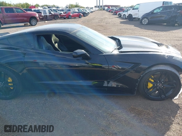 2015 Chevrolet Corvette 3LT with VIN 1G1YE2D78F5104697, listed as a IAAI auction lot 41236668 with 44,253 mi miles. Bid and sale history available at carsss.com. Image 14.