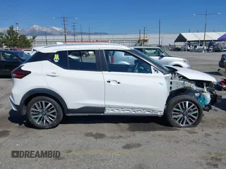2022 Nissan Kicks SV with VIN 3N1CP5CVXNL496886, listed as a IAAI auction lot 41834899 with 23,395 mi miles and . Bid and sale history available at DreamBid. Image 14.