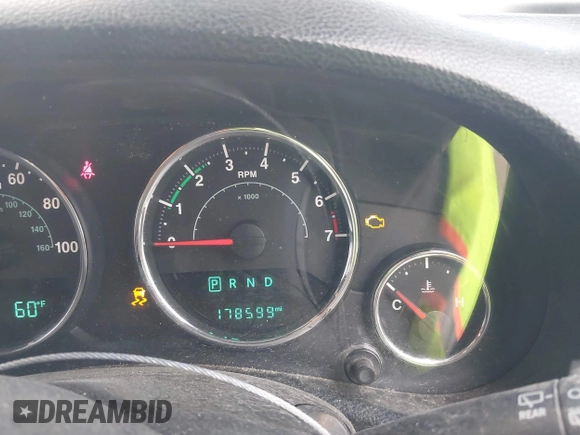 2016 Jeep Wrangler Unlimited Sport RHD with VIN 1C4BJWKG1GL336798, listed as a IAAI auction lot 42134427 with 179,500 mi miles and . Bid and sale history available at DreamBid. Image 16.