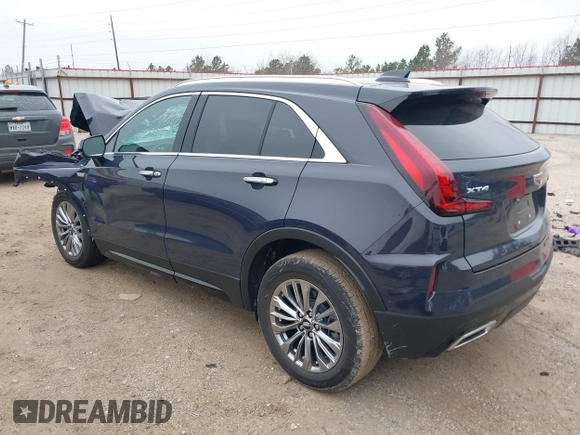 2025 Cadillac XT4 FWD Premium Luxury z VIN 1GYFZCR40SF148814, wystawiony jako IAAI lot #41598124 z przebiegiem Nie podano mil oraz . Historia ofert i sprzedaży dostępna na DreamBid. Obrazek 3.