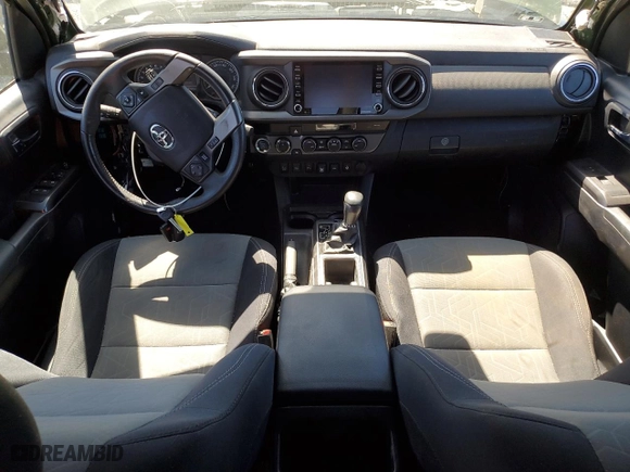 2021 Toyota Tacoma 4WD SR with VIN 3TMCZ5AN2MM378155, listed as a Copart auction lot 49007625 with 43,442 mi miles and Salvage Title. Bid and sale history available at carsss.com. Image 8.