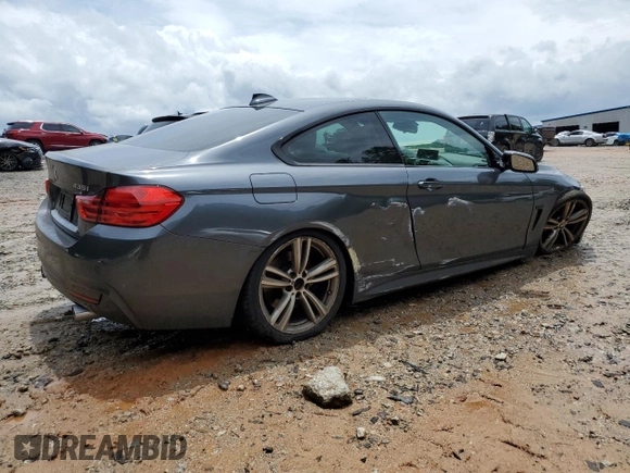 2015 BMW 4 Series 435i with VIN WBA3R1C50FK193213, listed as a Copart auction lot 58164215 with 109,366 mi miles and Salvage title. Bid and sale history available at DreamBid. Image 3.