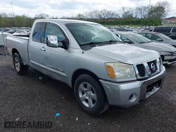 2005 Nissan Titan XE with VIN 1N6BA06A75N567013, listed as a IAAI auction lot 41971758 with 253,664 mi miles. Bid and sale history available at carsss.com. Image 1.