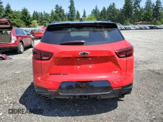2023 Chevrolet Blazer RS with VIN 3GNKBKRSXPS104038, listed as a Copart auction lot 59301595 with 26,218 mi miles and Salvage title. Bid and sale history available at DreamBid. Image 6.