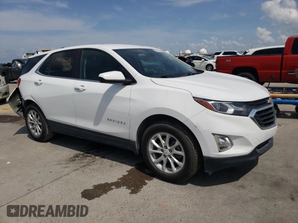 2021 Chevrolet Equinox LT with VIN 3GNAXKEV8MS181337, listed as a Copart auction lot 55274205 with 71,708 mi miles and Salvage Title. Bid and sale history available at DreamBid. Image 4.