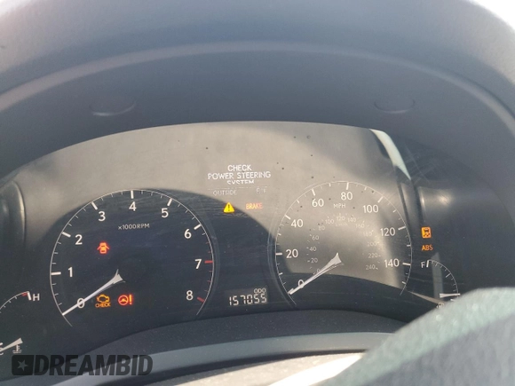 2010 Lexus RX 350 with VIN JTJZK1BA1A2407924, listed as a Copart auction lot 60111855 with 157,055 mi miles and Salvage title. Bid and sale history available at DreamBid. Image 9.