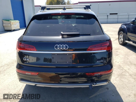 2022 Audi Q5 Premium with VIN WA1ABAFY0N2123790, listed as a Copart auction lot 51836824 with 27,745 mi miles and Salvage title. Bid and sale history available at DreamBid. Image 6.