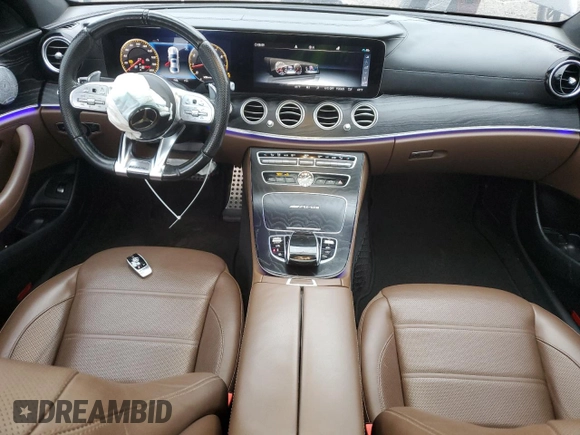 2019 Mercedes-Benz E 63 S AMG with VIN WDDZF8KB9KA507467, listed as a Copart auction lot 56385015 with 58,603 mi miles and Salvage Title. Bid and sale history available at DreamBid. Image 8.