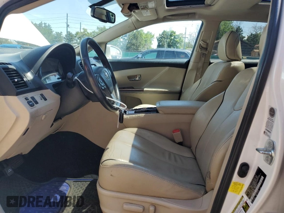 2013 Toyota Venza LE with VIN 4T3BK3BB0DU077942, listed as a Copart auction lot 59516255 with 130,989 mi miles and Salvage title. Bid and sale history available at DreamBid. Image 7.