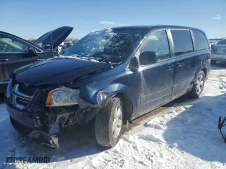 2013 Dodge Grand Caravan SXT with VIN 2C4RDGBG6DR533013, listed as a Copart auction lot 44587235 with NaN miles and Salvage Title. Bid and sale history available at carsss.com. Image 1.