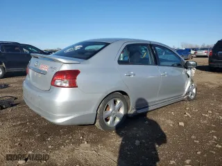 2007 Toyota Yaris with VIN JTDBT923871099652, listed as a Copart auction lot 49298265 with 0 mi miles and Salvage Title. Bid and sale history available at carsss.com. Image 3.