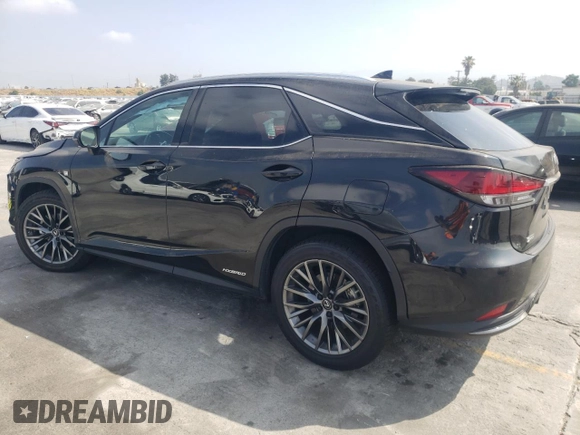 2021 Lexus RX with VIN 2T2YGMDA3MC059852, listed as a Copart auction lot 59737534 with 42,631 mi miles and Salvage Title. Bid and sale history available at carsss.com. Image 2.