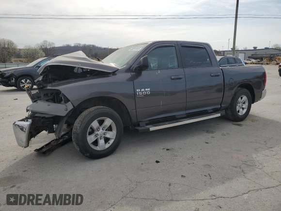 2021 Ram 1500 Classic SLT with VIN 1C6RR6LG4MS540364, listed as a Copart auction lot 49091045 with 82,405 mi miles and Salvage Title. Bid and sale history available at carsss.com. Image 1.
