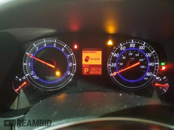 2008 Infiniti EX Journey with VIN JNKAJ09F18M359126, listed as a Copart auction lot 58871174 with 206,310 mi miles and Clean Title. Bid and sale history available at DreamBid. Image 9.