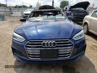2018 Audi A5 Sportback Premium with VIN WAUDNCF51JA100981, listed as a Copart auction lot 59953943 with 0 mi miles. Bid and sale history available at carsss.com. Image 5.