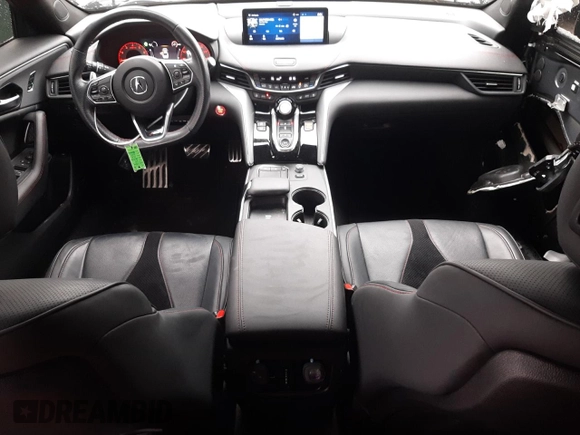2021 Acura TLX w/A-Spec Package with VIN 19UUB6F50MA011146, listed as a Copart auction lot 86016844 with 26,819 mi miles and Salvage Title. Bid and sale history available at carsss.com. Image 8.