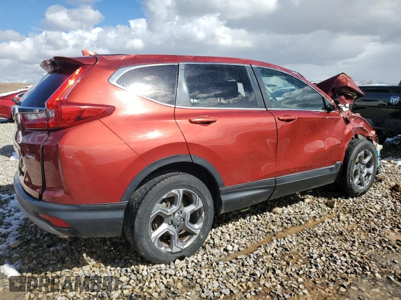 2018 Honda CR-V EX-L with VIN 2HKRW2H88JH603374, listed as a Copart auction lot 48544975 with 133,890 mi miles and Salvage Title. Bid and sale history available at carsss.com. Image 3.