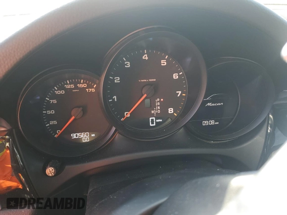 2018 Porsche Macan with VIN WP1AA2A57JLB22375, listed as a Copart auction lot 54557045 with 90,560 mi miles and Clean Title. Bid and sale history available at carsss.com. Image 9.