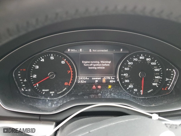 2020 Audi Q5 Premium with VIN WA1ANAFY1L2105979, listed as a Copart auction lot 44943225 with 24,324 mi miles and Salvage Title. Bid and sale history available at carsss.com. Image 9.