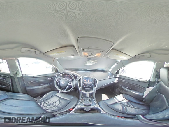 2014 Cadillac SRX with VIN 3GYFNAE38ES572951, listed as a Copart auction lot 53033685 with 104,204 mi miles and Salvage Title. Bid and sale history available at DreamBid. Image 13.