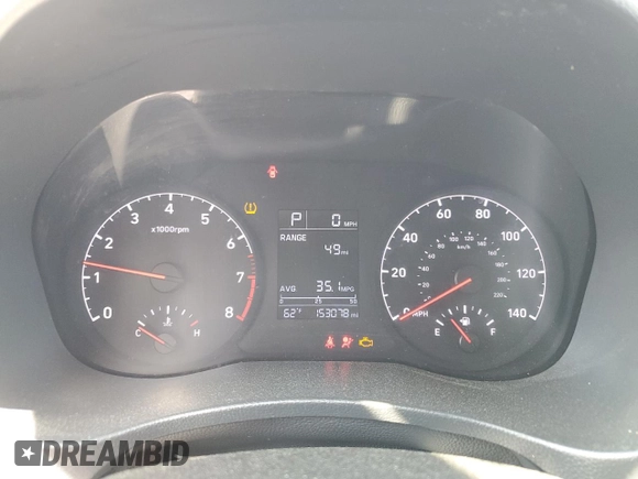 2019 Hyundai Accent SE with VIN 3KPC24A33KE039764, listed as a Copart auction lot 52211185 with 153,078 mi miles and Non Repairable. Bid and sale history available at DreamBid. Image 9.