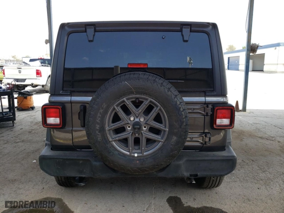 2024 Jeep Wrangler Willys with VIN 1C4PJXDN7RW296946, listed as a Copart auction lot 64063134 with 1,284 mi miles and Salvage Title. Bid and sale history available at carsss.com. Image 6.