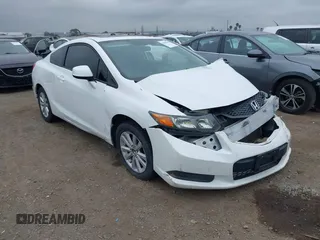 2012 Honda Civic Cpe EX with VIN 2HGFG3B83CH528482, listed as a IAAI auction lot 41894111 with 137,380 mi miles. Bid and sale history available at carsss.com. Image 1.