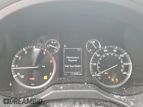 2023 Lexus GX with VIN JTJAM7BX7P5373123, listed as a Copart auction lot 46045245 with 11,498 mi miles and Salvage Title. Bid and sale history available at carsss.com. Image 9.