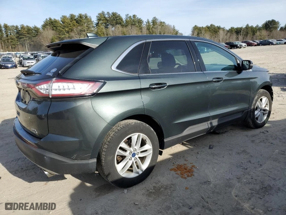 2015 Ford Edge SEL with VIN 2FMTK4J93FBB59612, listed as a Copart auction lot 48535835 with 105,583 mi miles and Clean Title. Bid and sale history available at carsss.com. Image 3.