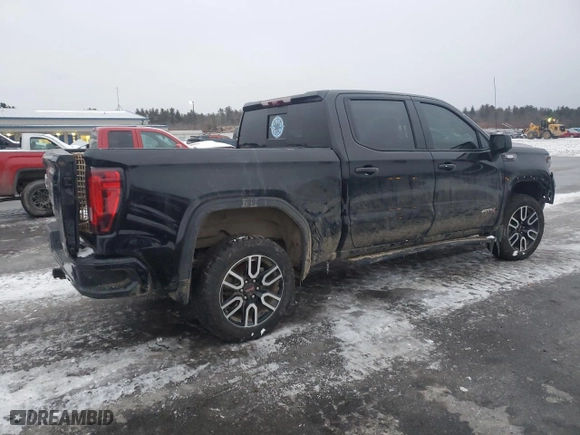 2024 GMC Sierra 1500 AT4 with VIN 3GTUUEE87RG166221, listed as a Copart auction lot 87049784 with 25,214 mi miles and Salvage Title. Bid and sale history available at carsss.com. Image 3.