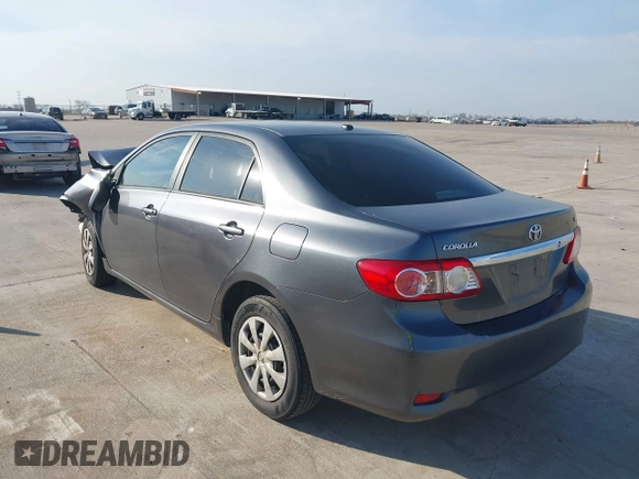 2011 Toyota Corolla L with VIN JTDBU4EE2BJ102986, listed as a IAAI auction lot 41589140 with 1 mi miles. Bid and sale history available at carsss.com. Image 3.