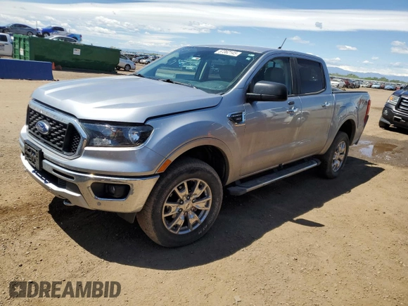 2020 Ford Ranger XL with VIN 1FTER4FH3LLA76864, listed as a Copart auction lot 57362145 with 25,309 mi miles and Salvage title. Bid and sale history available at DreamBid. Image 1.