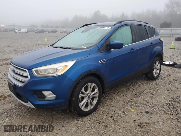 2018 Ford Escape SEL with VIN 1FMCU0HD5JUA09100, listed as a Copart auction lot 86884114 with 114,303 mi miles and Clean Title. Bid and sale history available at carsss.com. Image 1.