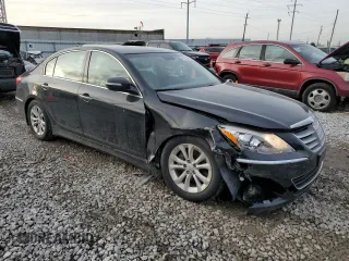 2013 Hyundai Genesis 3.8L with VIN KMHGC4DDXDU216586, listed as a Copart auction lot 46252005 with 166,975 mi miles and Salvage Title. Bid and sale history available at carsss.com. Image 4.