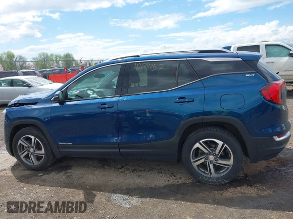 2020 GMC Terrain SLT with VIN 3GKALVEV0LL231358, listed as a IAAI auction lot 42179752 with 42,540 mi miles and . Bid and sale history available at DreamBid. Image 14.