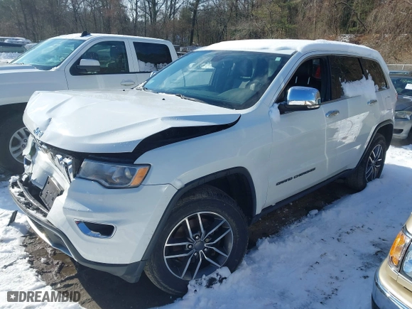 2019 Jeep Grand Cherokee Limited with VIN 1C4RJFBG9KC810343, listed as a IAAI auction lot 41455586 with 74,096 mi miles. Bid and sale history available at carsss.com. Image 2.