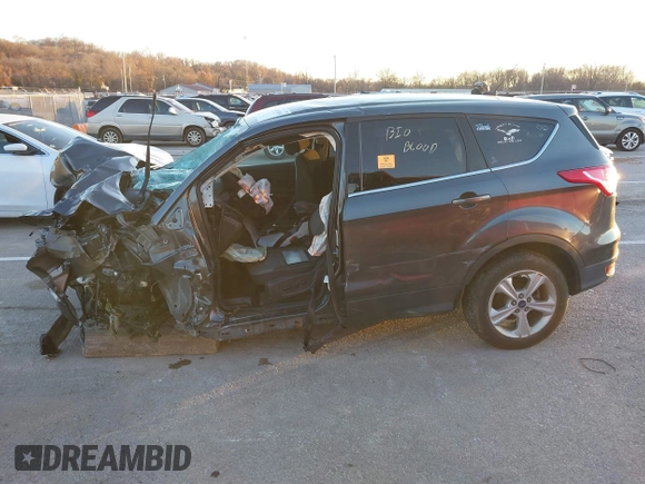 2016 Ford Escape SE with VIN 1FMCU9GX5GUB76100, listed as a IAAI auction lot 41079009 with 1 mi miles. Bid and sale history available at carsss.com. Image 14.