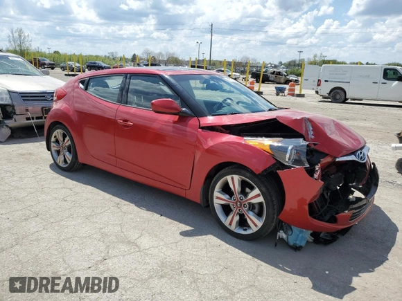 2016 Hyundai Veloster z VIN KMHTC6ADXGU270540, wystawiony jako Copart lot #54575165 z przebiegiem 122 606 mil mil oraz Szkody całkowita. Historia ofert i sprzedaży dostępna na DreamBid. Obrazek 4.