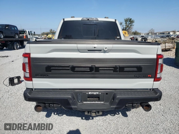 2023 Ford F-150 Raptor with VIN 1FTFW1RJ9PFA82277, listed as a Copart auction lot 86308544 with Not Provided miles and Salvage Title. Bid and sale history available at DreamBid. Image 6.