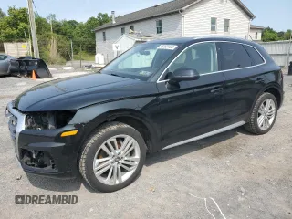 2018 Audi Q5 Premium Plus z VIN WA1BNAFYXJ2078816, wystawiony jako Copart lot #58469435 z przebiegiem 76 599 mil mil oraz Szkoda całkowita • Salvage title. Historia ofert i sprzedaży dostępna na DreamBid. Obrazek 1.