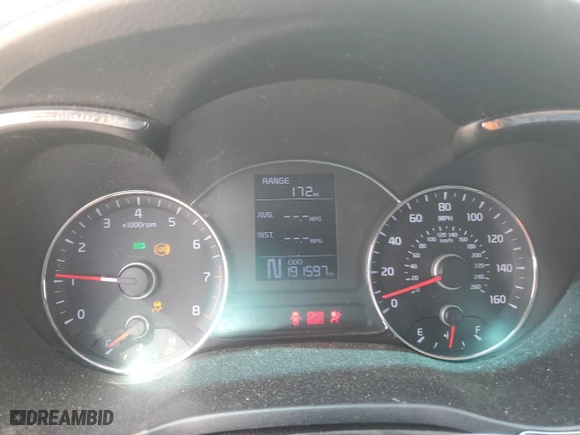 2014 Kia Forte LX with VIN KNAFX4A60E5057547, listed as a Copart auction lot 53881925 with 191,597 mi miles and Salvage Title. Bid and sale history available at carsss.com. Image 9.