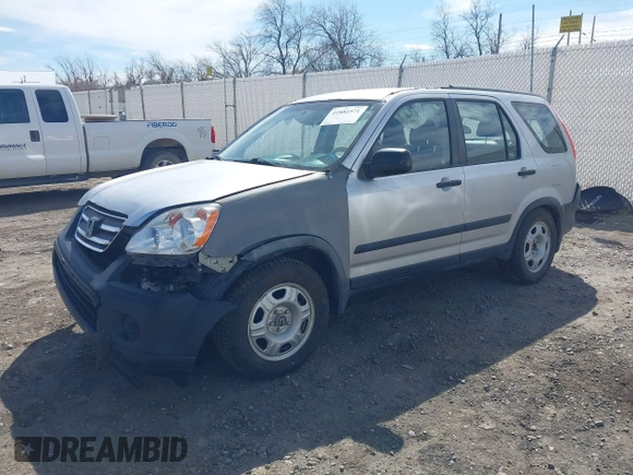 2006 Honda CR-V LX with VIN JHLRD785X6C057434, listed as a IAAI auction lot 41881971 with 210,658 mi miles and . Bid and sale history available at carsss.com. Image 2.