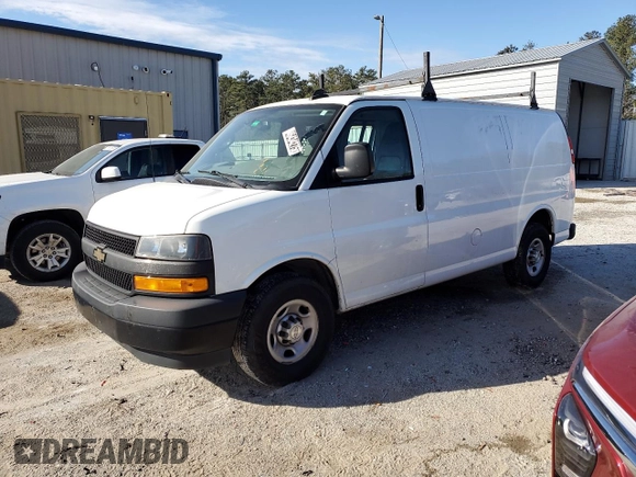 2019 Chevrolet Express Cargo с VIN 1GCWGAFP8K1237252, выставлен на аукционе Copart как лот 46434275 с пробегом 145 326 миль миль и Чистый • Clean title. История ставок и продаж доступна на DreamBid. Изображение 1.
