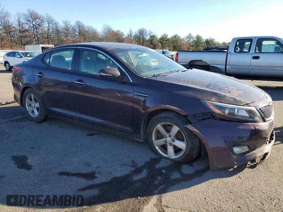 2014 Kia Optima LX z VIN 5XXGM4A72EG276515, wystawiony jako Copart lot #86771364 z przebiegiem 92 244 mil mil oraz Czysty tytuł • Clean title. Historia ofert i sprzedaży dostępna na DreamBid. Obrazek 4.