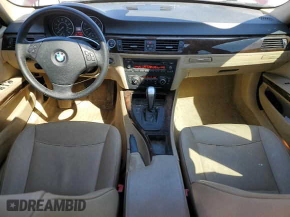 2010 BMW 3 Series 335i xDrive with VIN WBAPL3C50AA407839, listed as a Copart auction lot 52859285 with 121,486 mi miles and Salvage title. Bid and sale history available at DreamBid. Image 8.