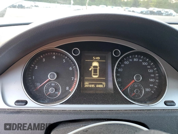 2012 Volkswagen CC Sport with VIN WVWNN7AN2CE544744, listed as a Copart auction lot 79081034 with 201,695 mi miles and Salvage Title. Bid and sale history available at carsss.com. Image 9.