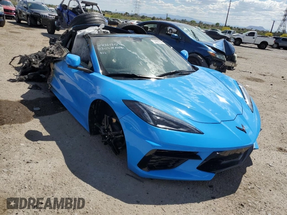 2023 Chevrolet Corvette 1LT with VIN 1G1YA2D4XP5108866, listed as a Copart auction lot 54267904 with 0 mi miles and Salvage Title. Bid and sale history available at carsss.com. Image 4.